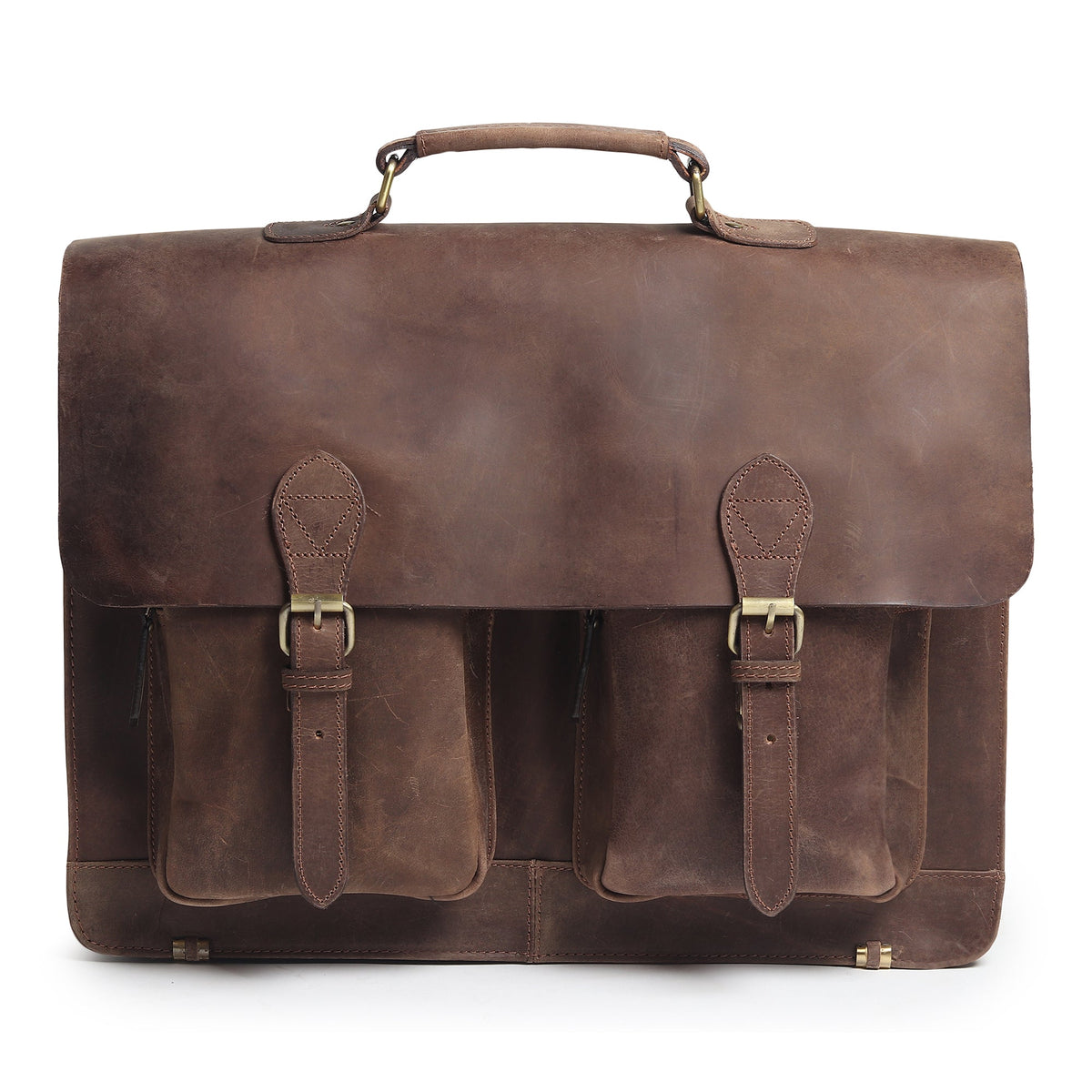 Buffalo Leather Messenger Bag