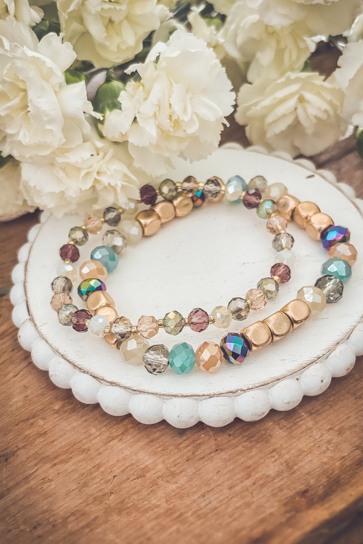 Beautiful Colorful Stacking Bracelet Set