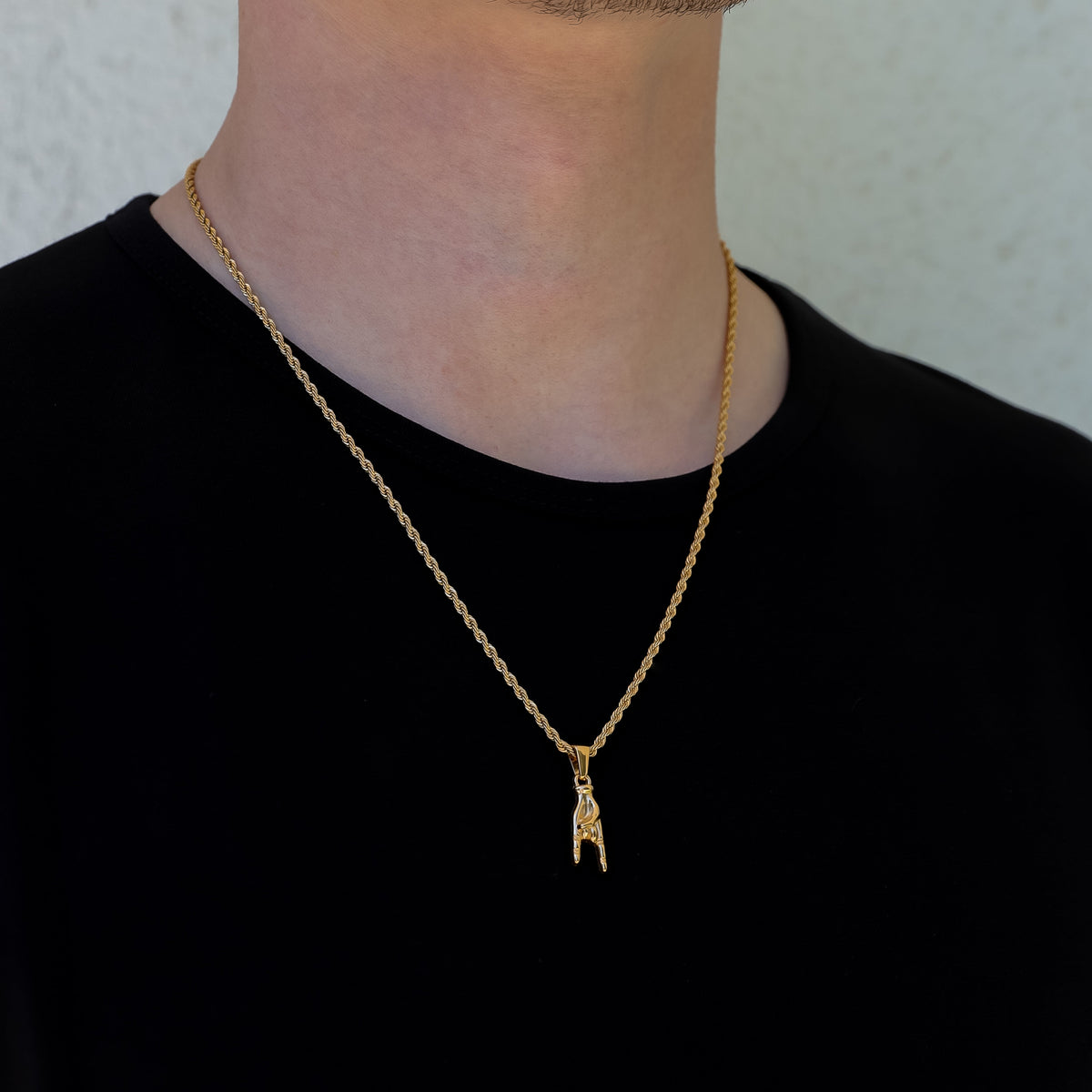 Italian Mano Cornuto Pendant Silver