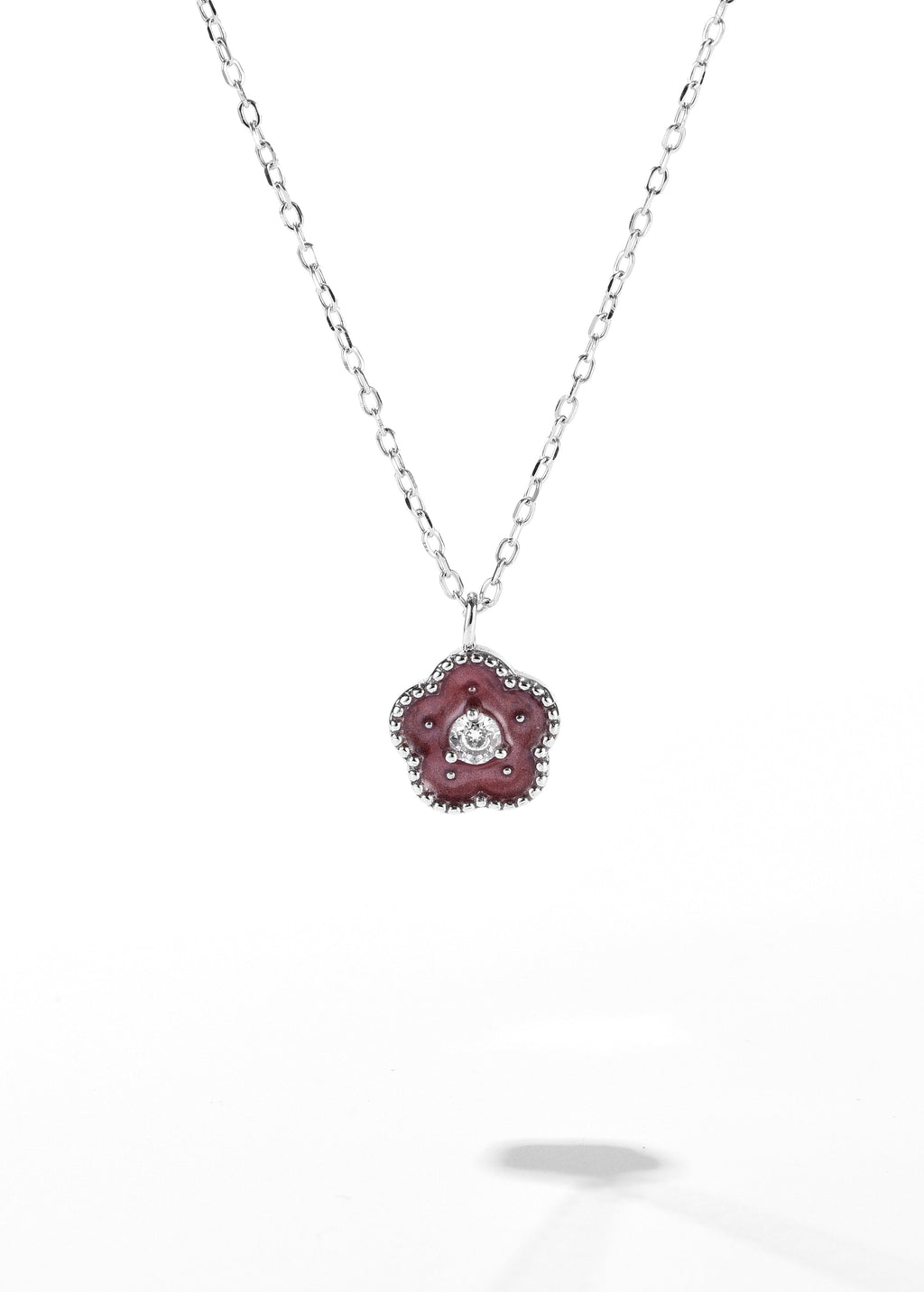 Vintage Flower Pendant Necklace
