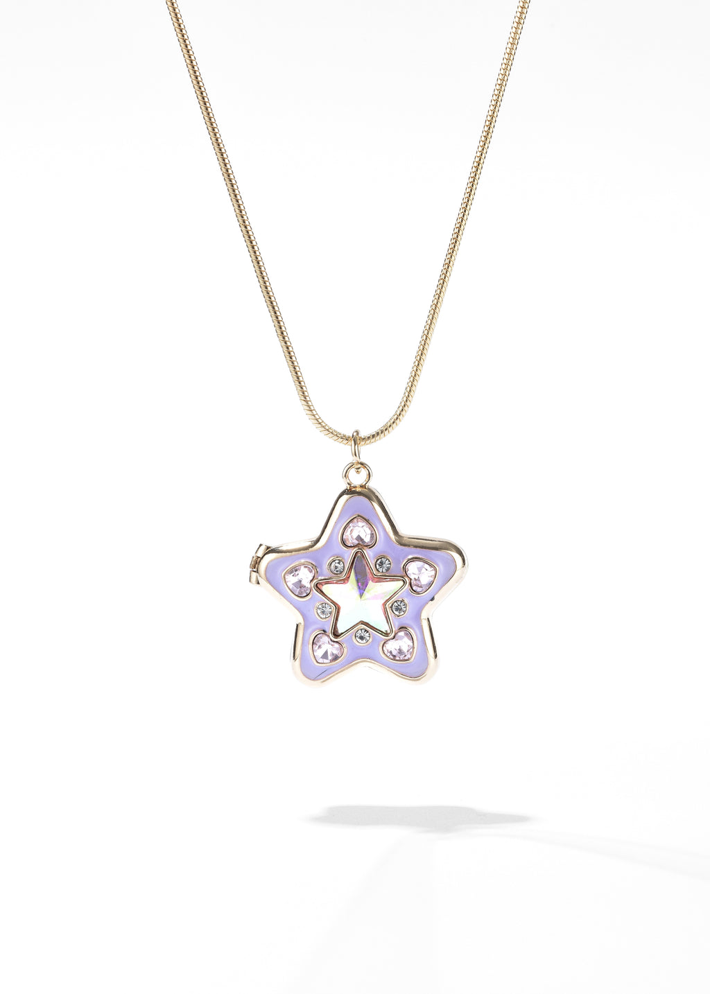 Gold Heart Locket Necklace