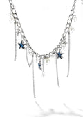 Fringe Star Chain Necklace