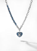 Denim Necklace
