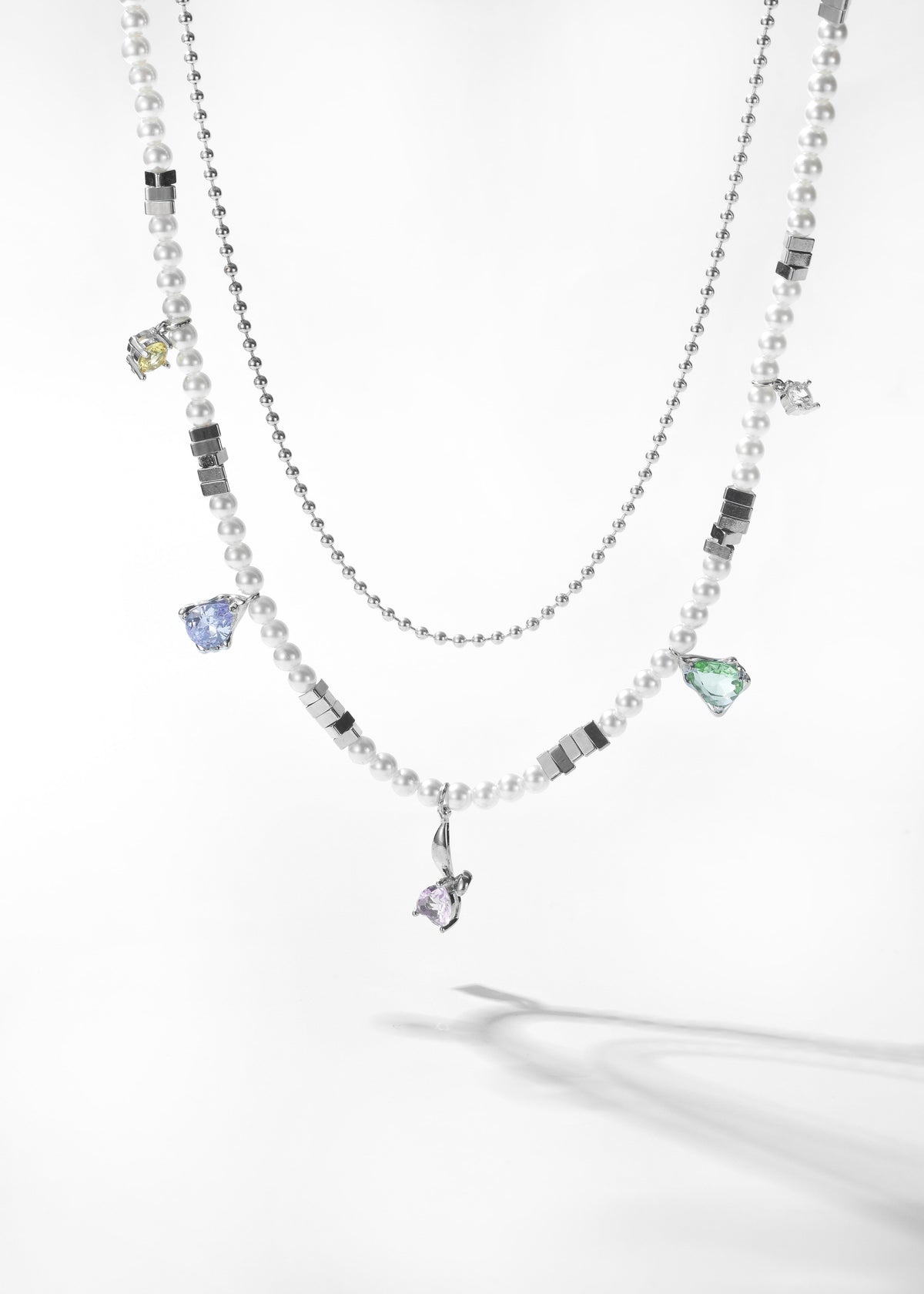 Rainbow Bead Necklace