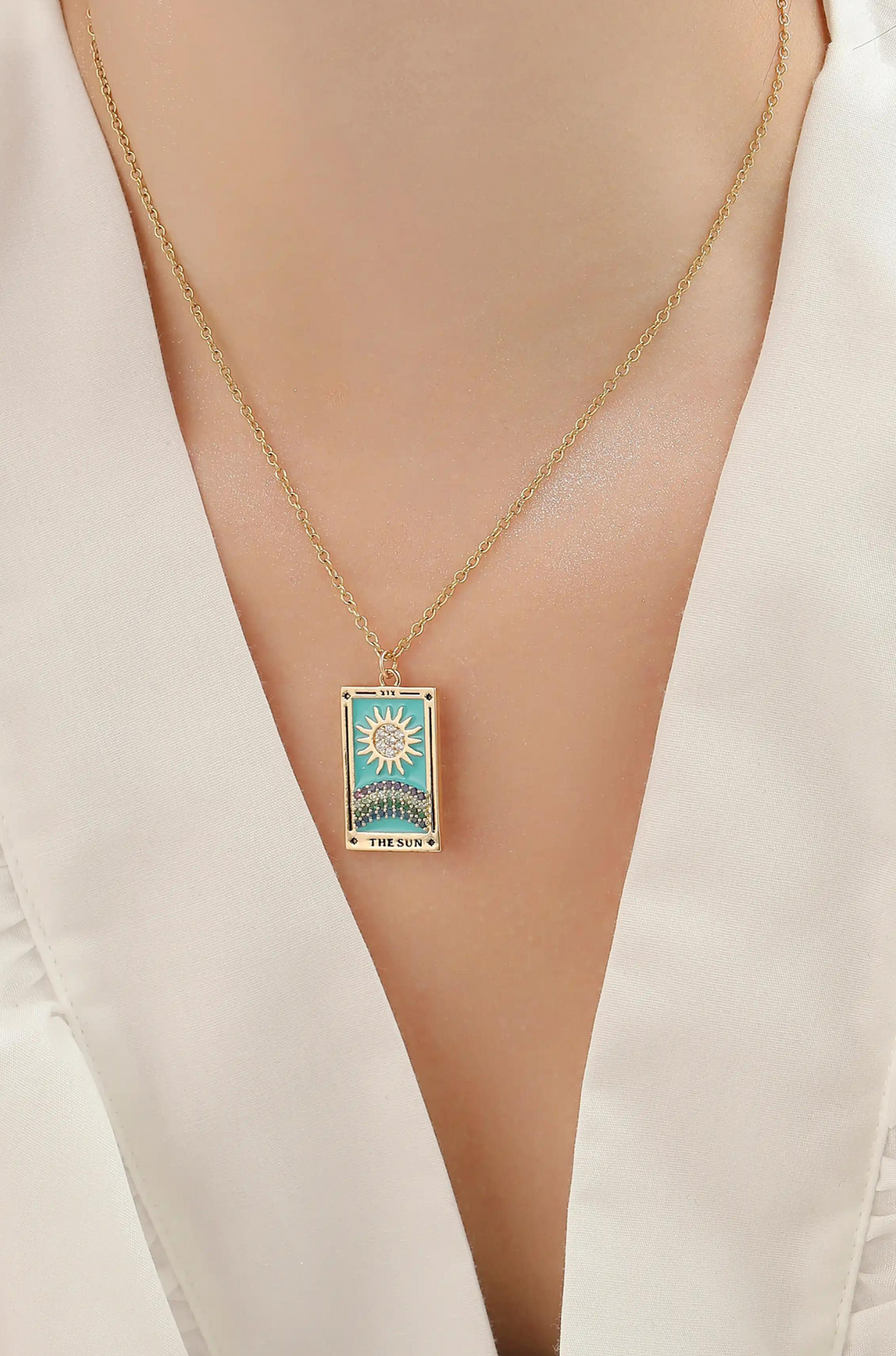 Tarot Card Necklace