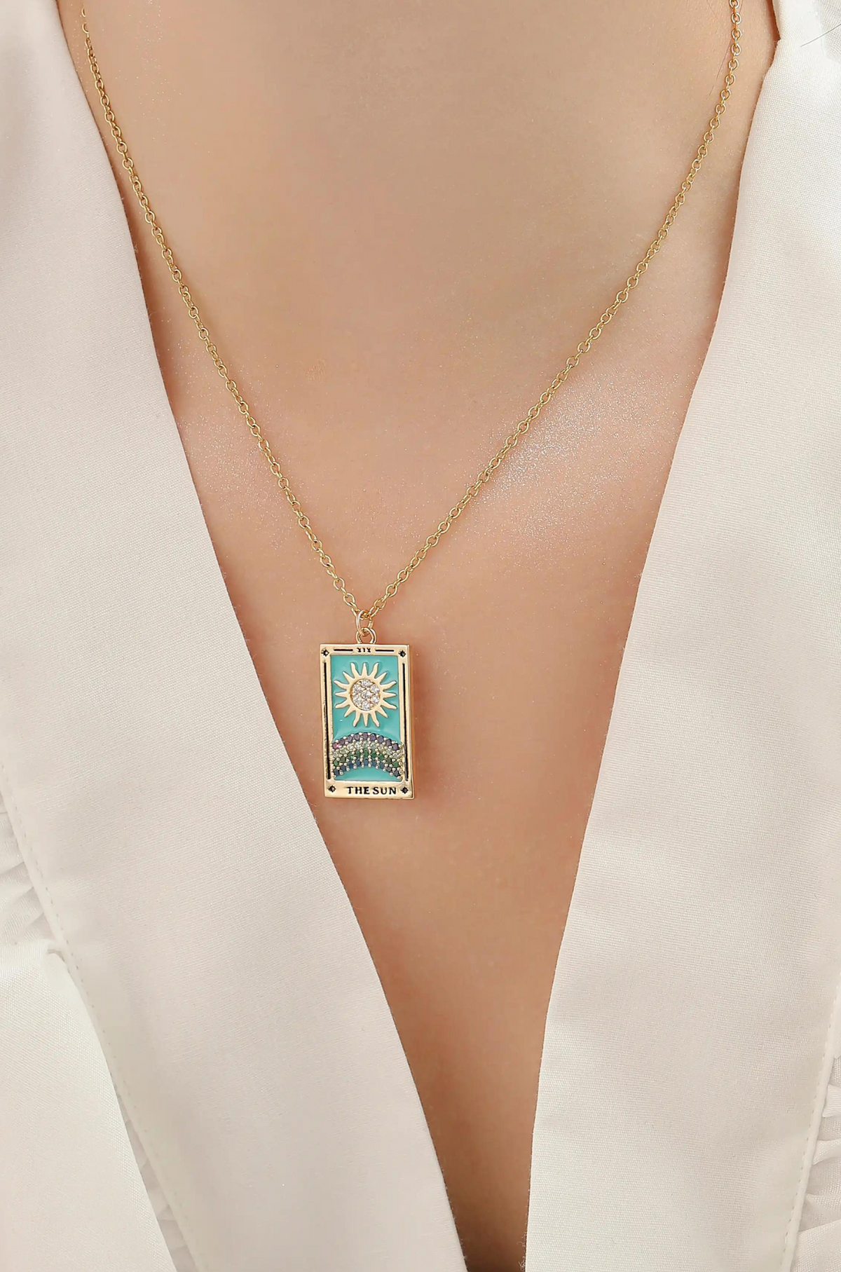 Tarot Card Necklace