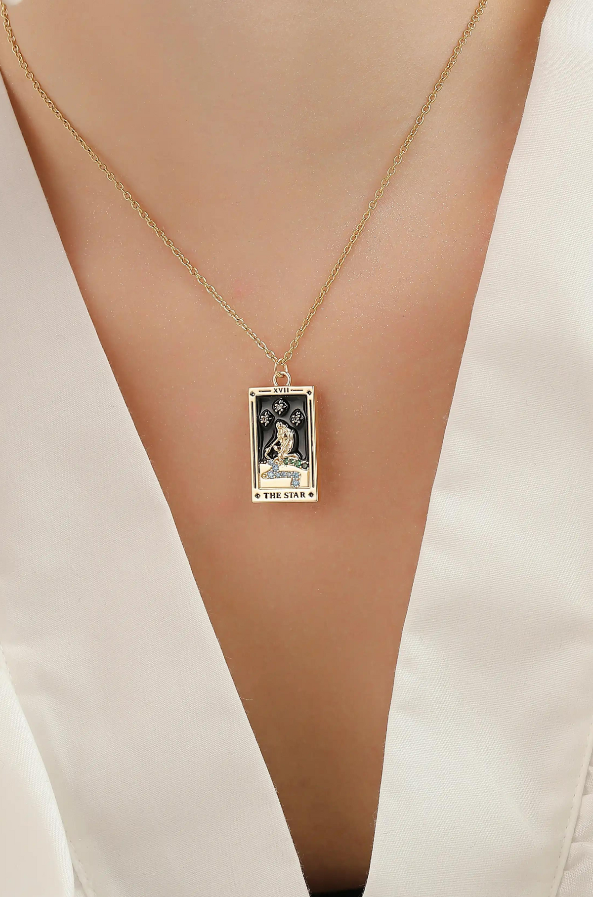 Tarot Card Necklace