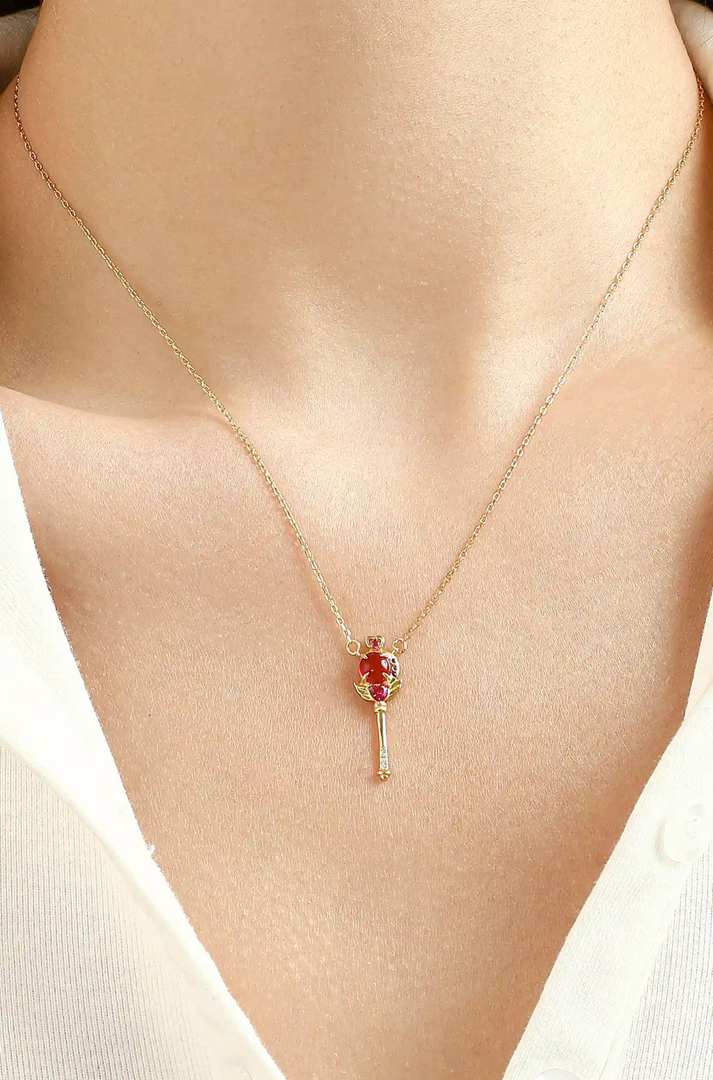 Sailor Moon Love Wand Magic Necklace