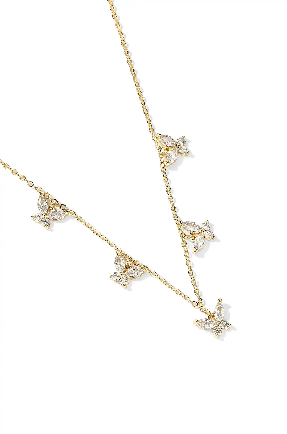 Crystal Butterfly Necklace