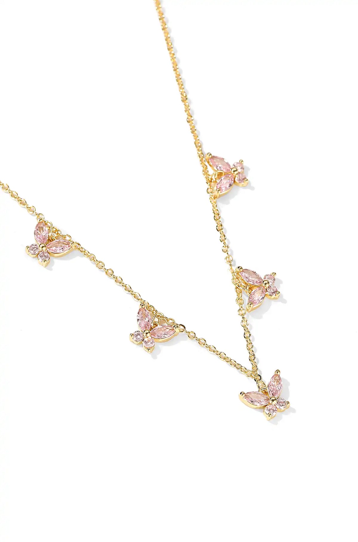Crystal Butterfly Necklace