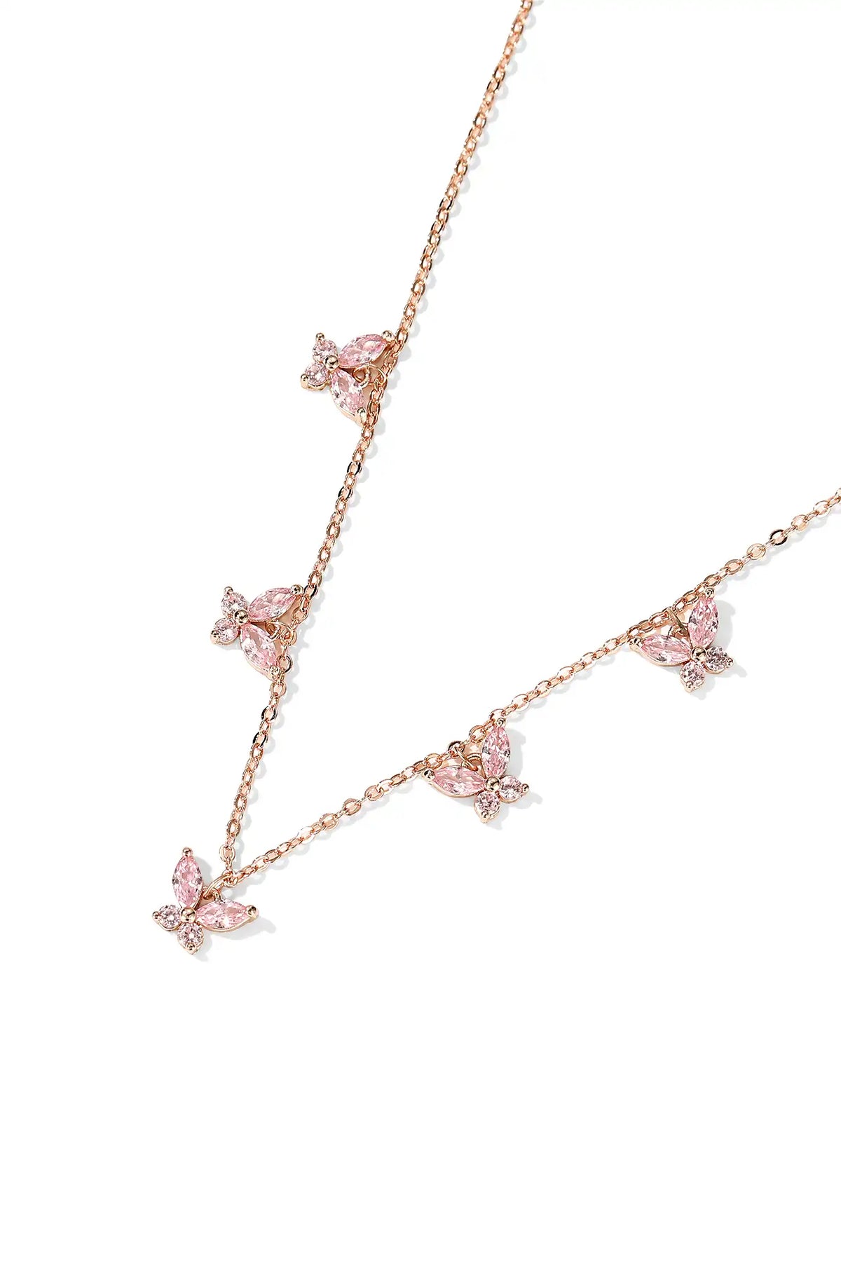 Crystal Butterfly Necklace