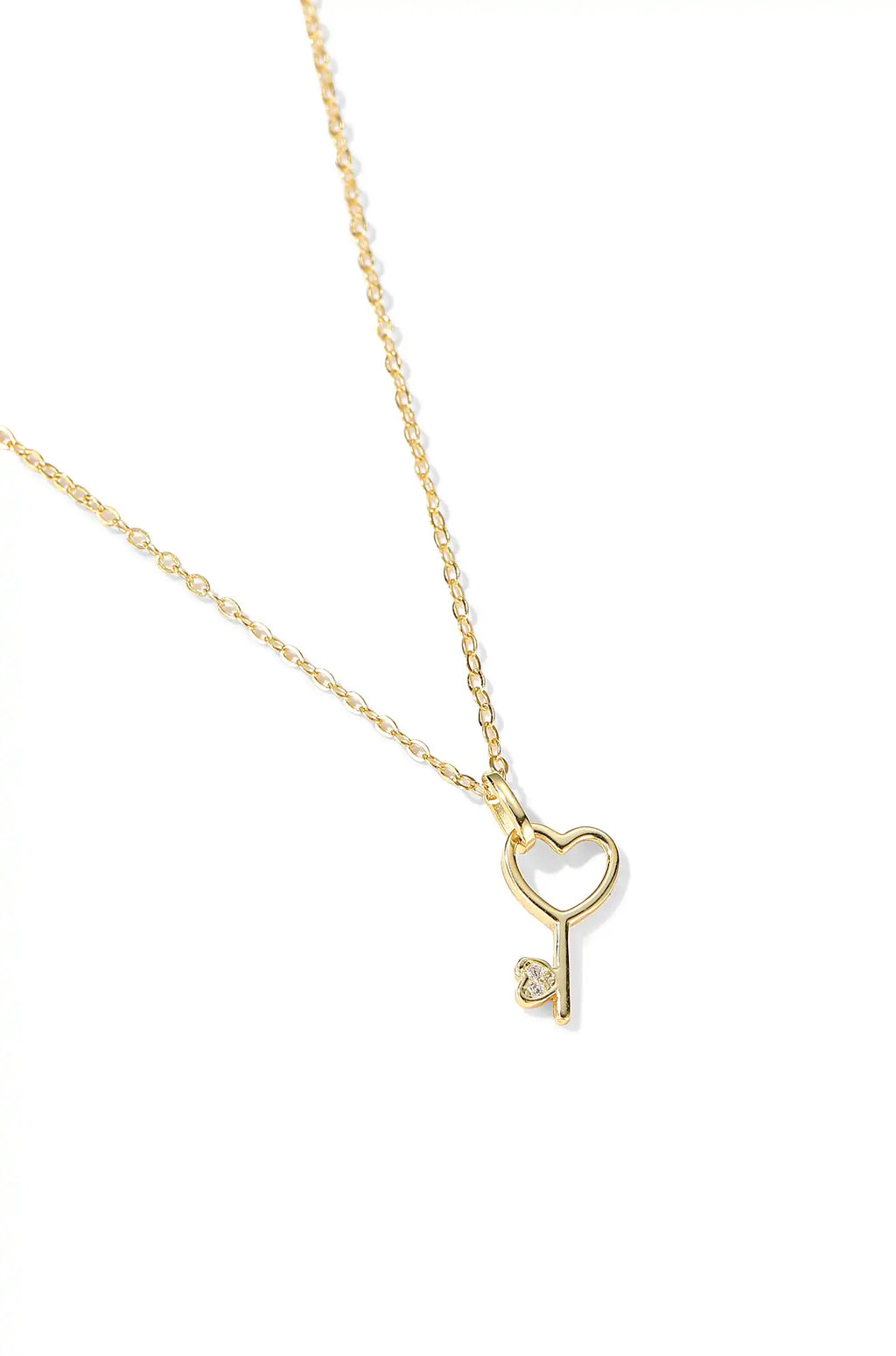 Heart Key Necklace