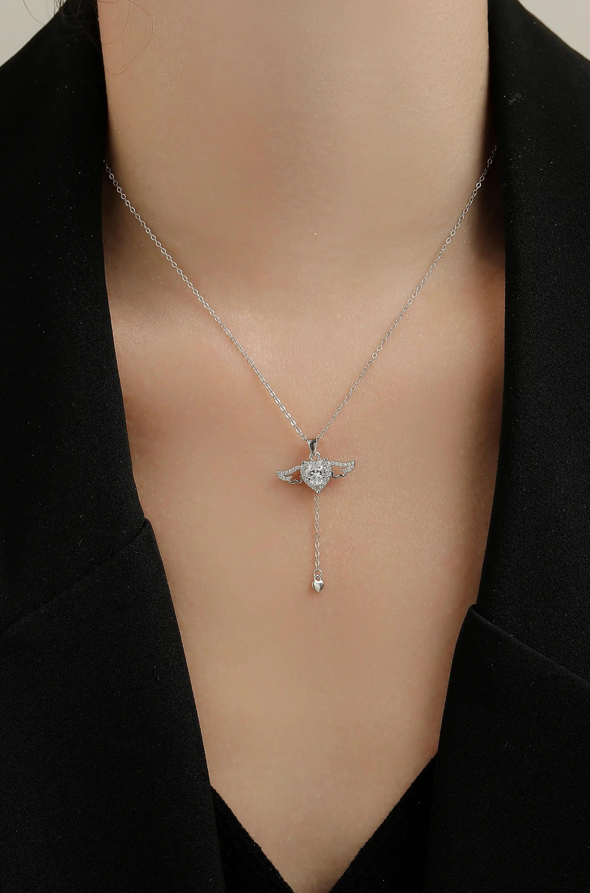 Winged Heart Necklace