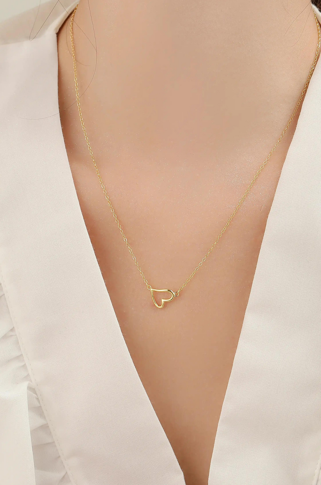 Floating Heart Necklace