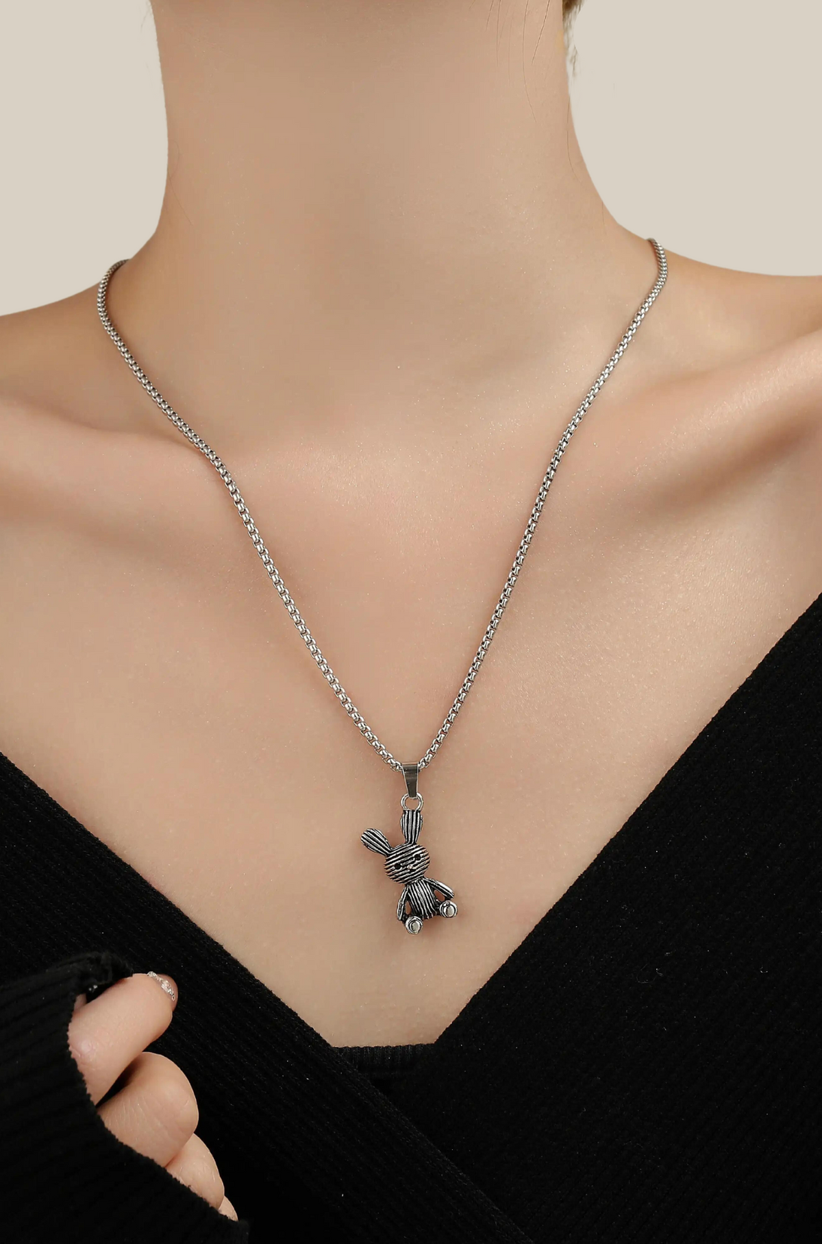 Bunny Care Bear Necklace