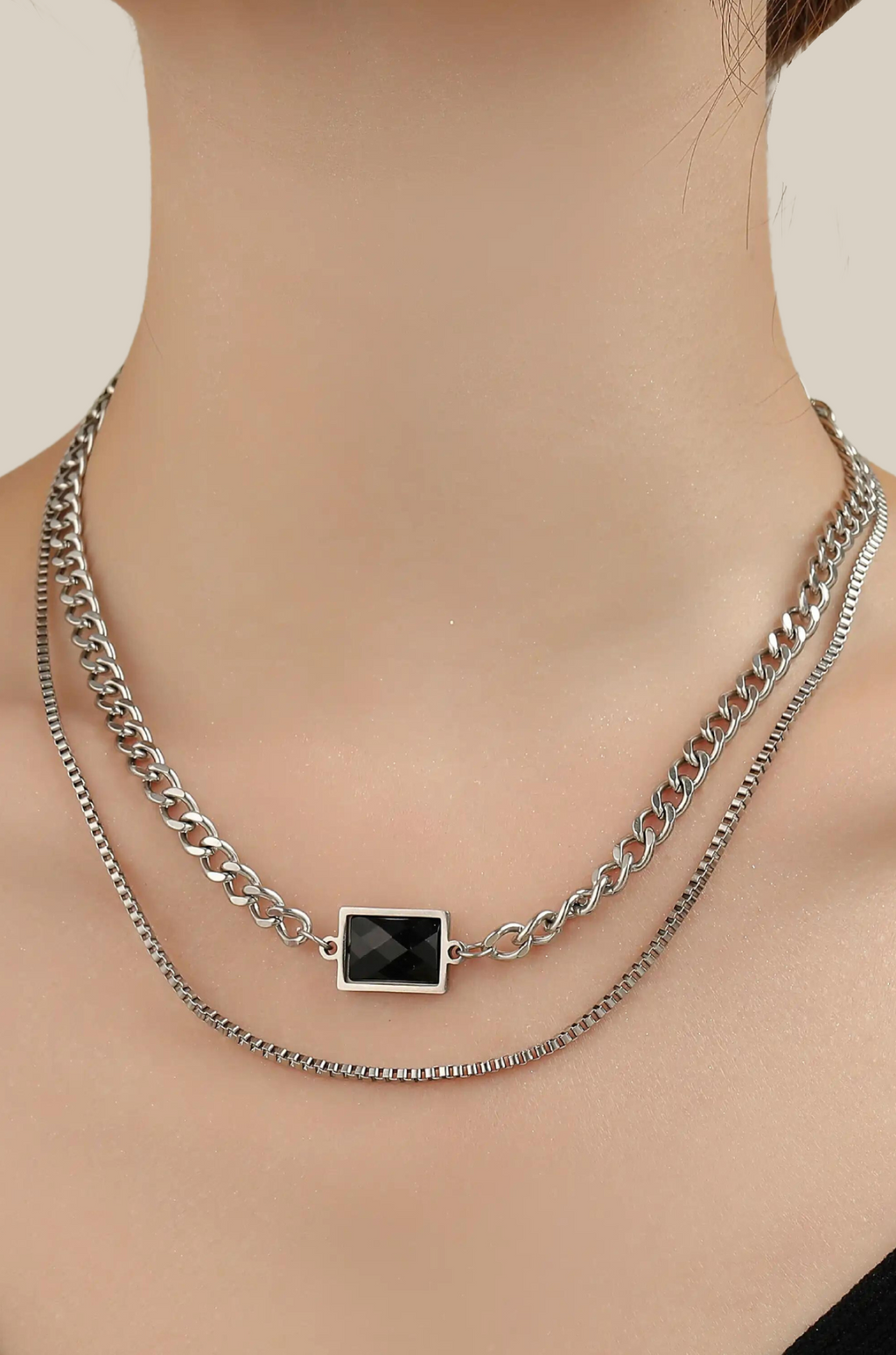 Onyx Stone Necklace