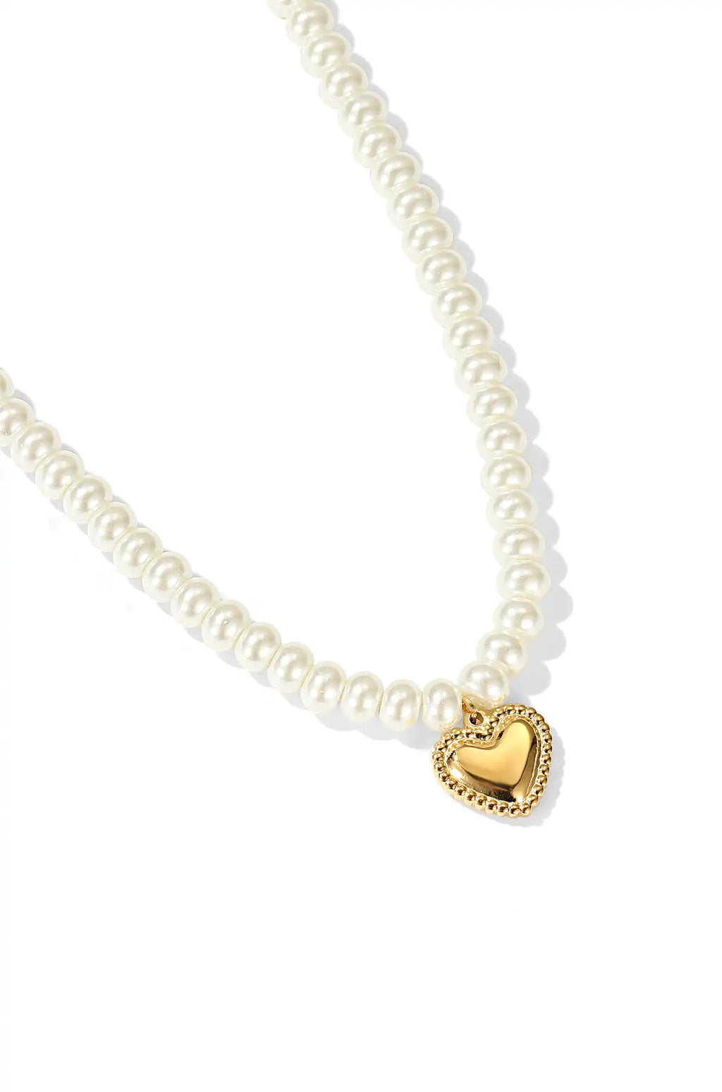 Heart Pearl Necklace