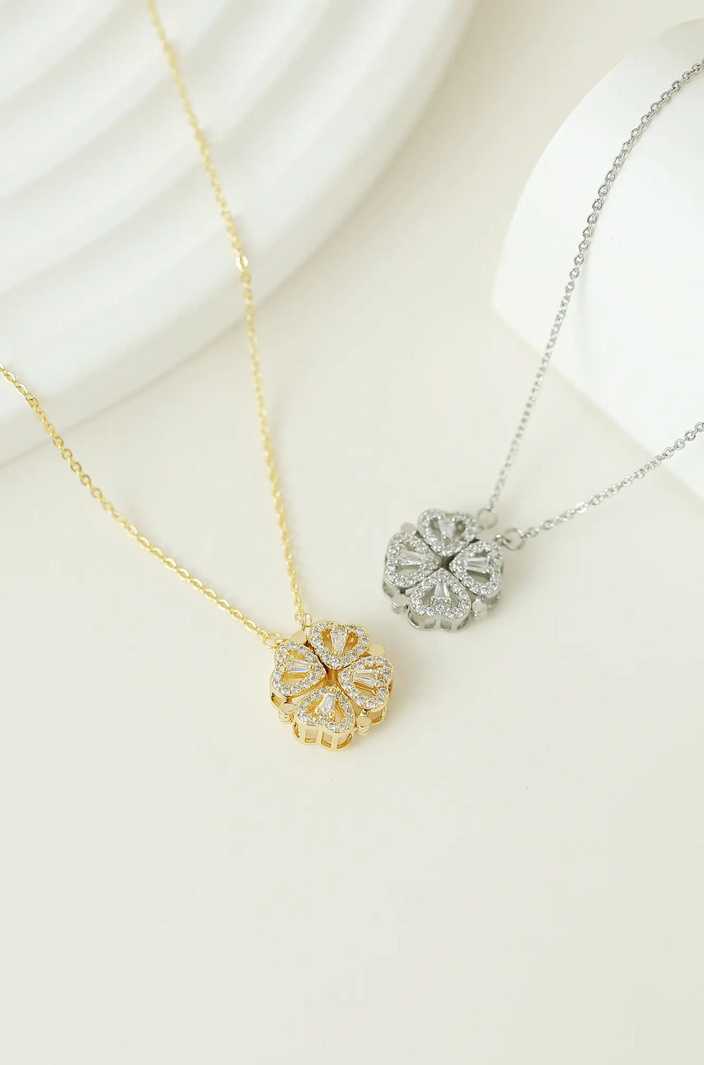 Clover Heart Necklace