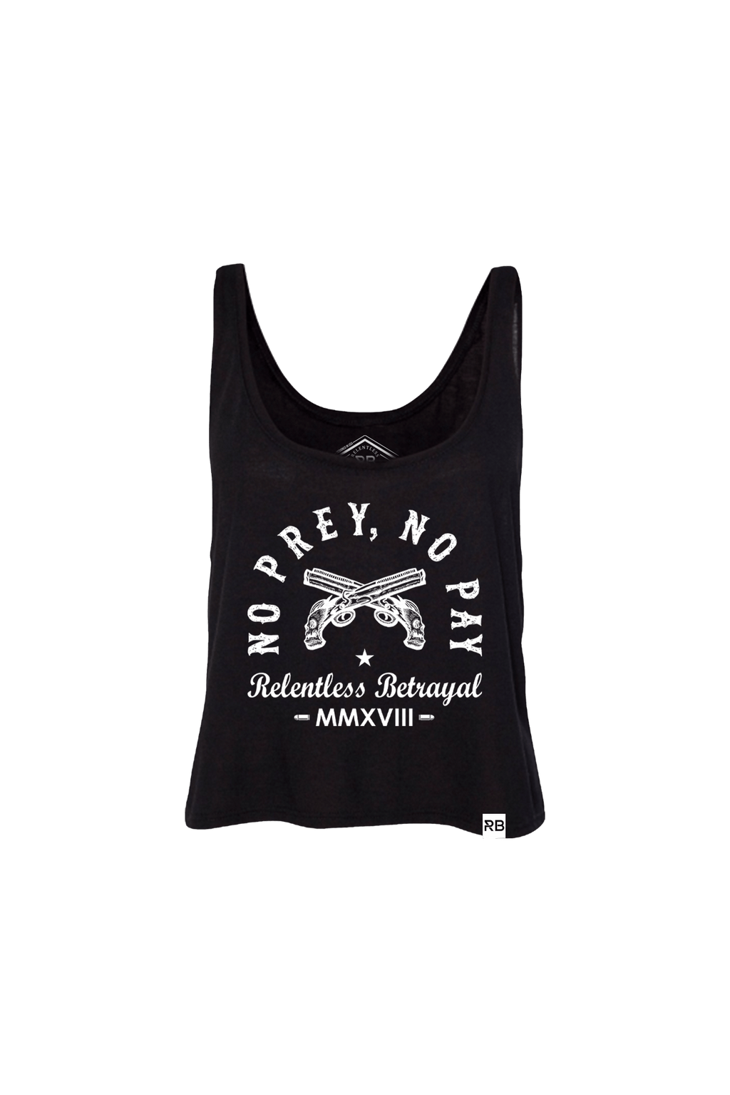No Prey, No Pay Women's Crop Tank