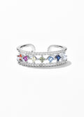 Rainbow Eternity Band Ring