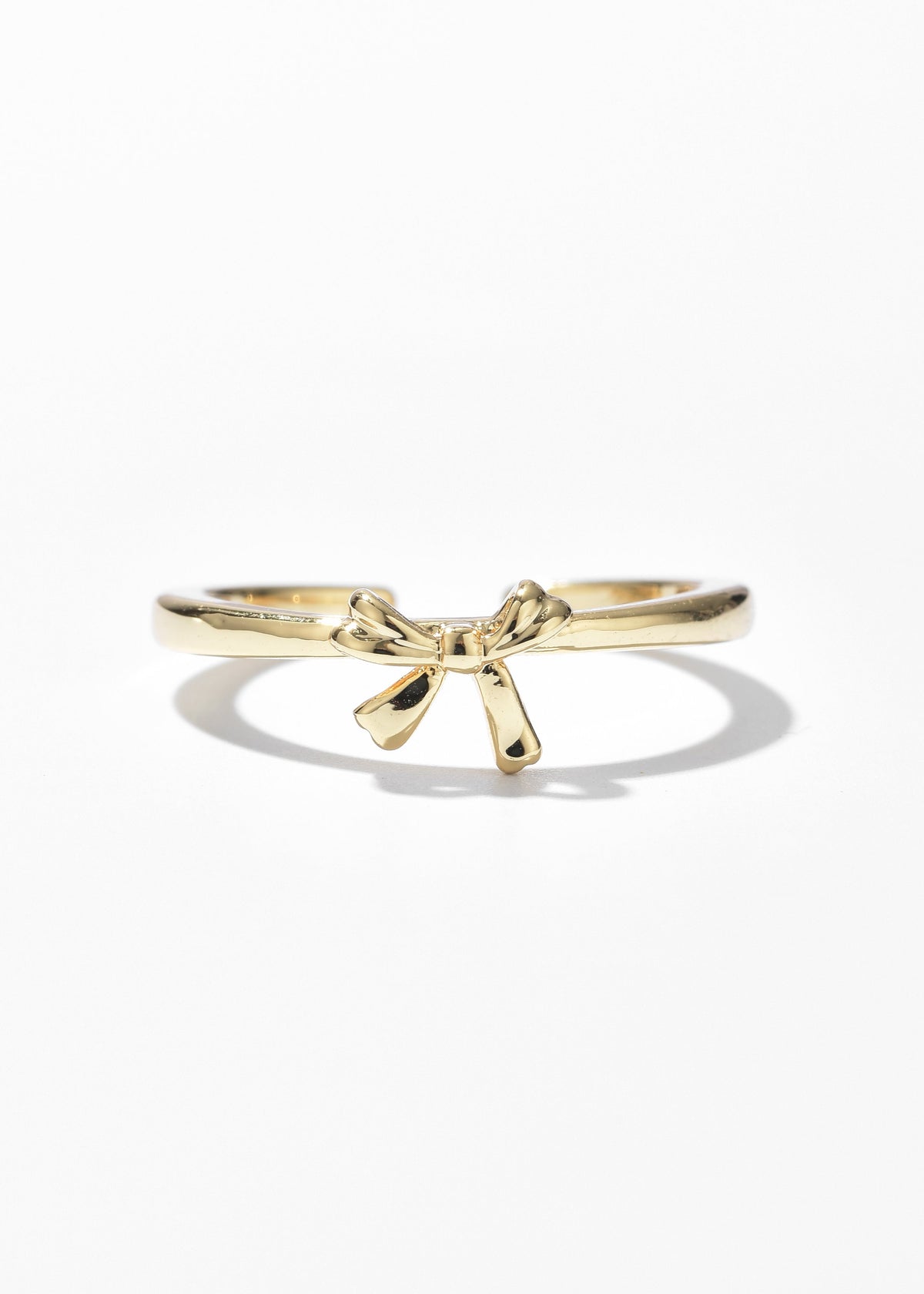 Gold Ring with Bow