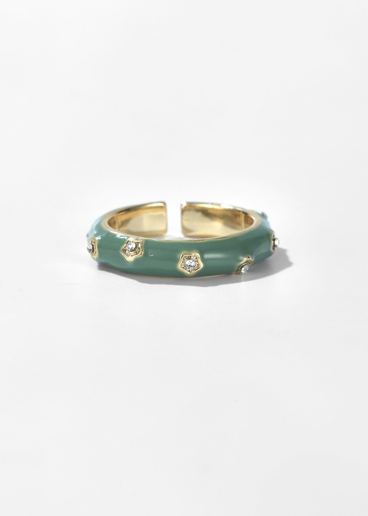 Chroma Drip Enamel Band Rings