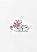 Gemstone Flower Ring