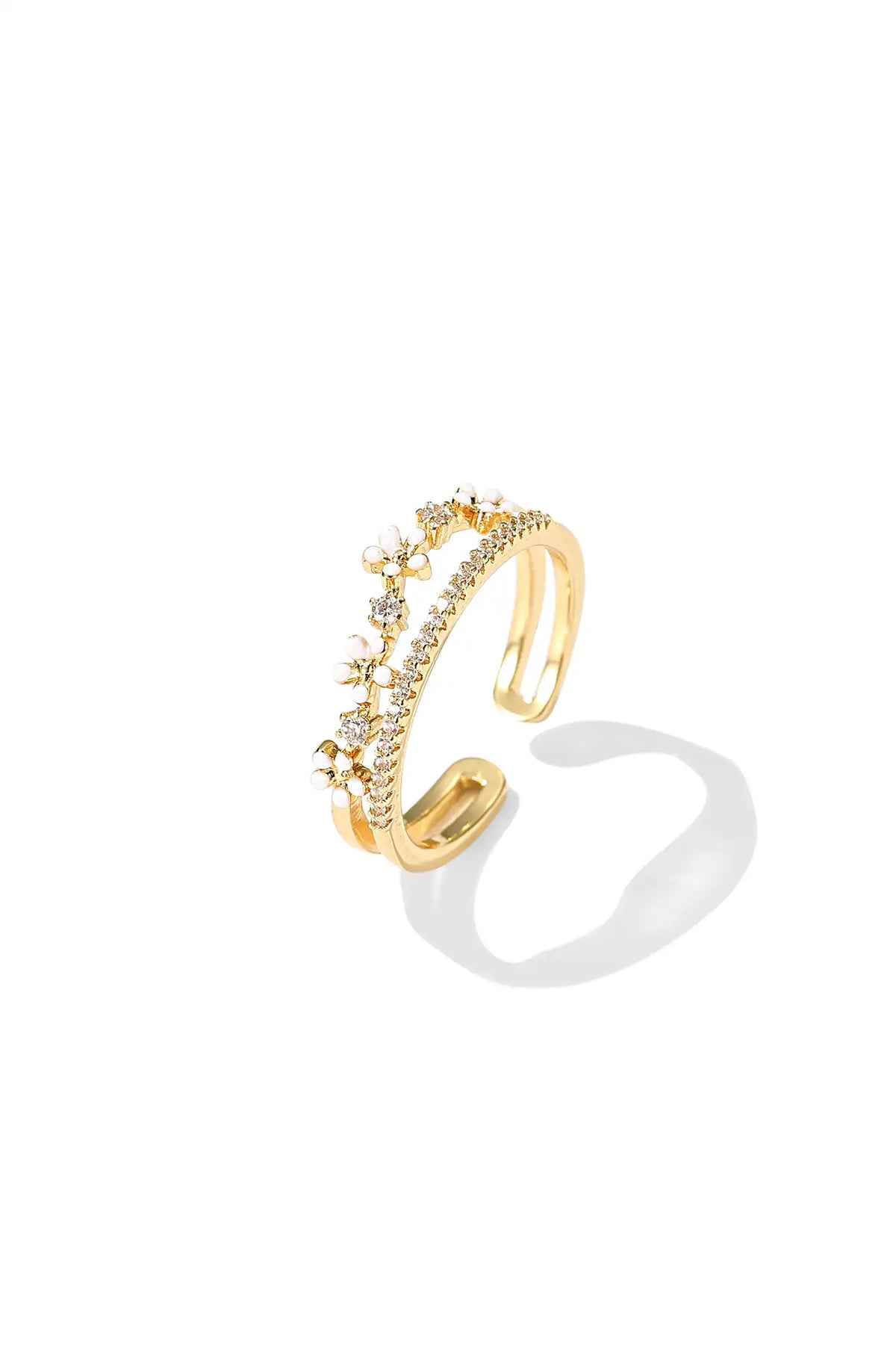 Flower Gold Ring
