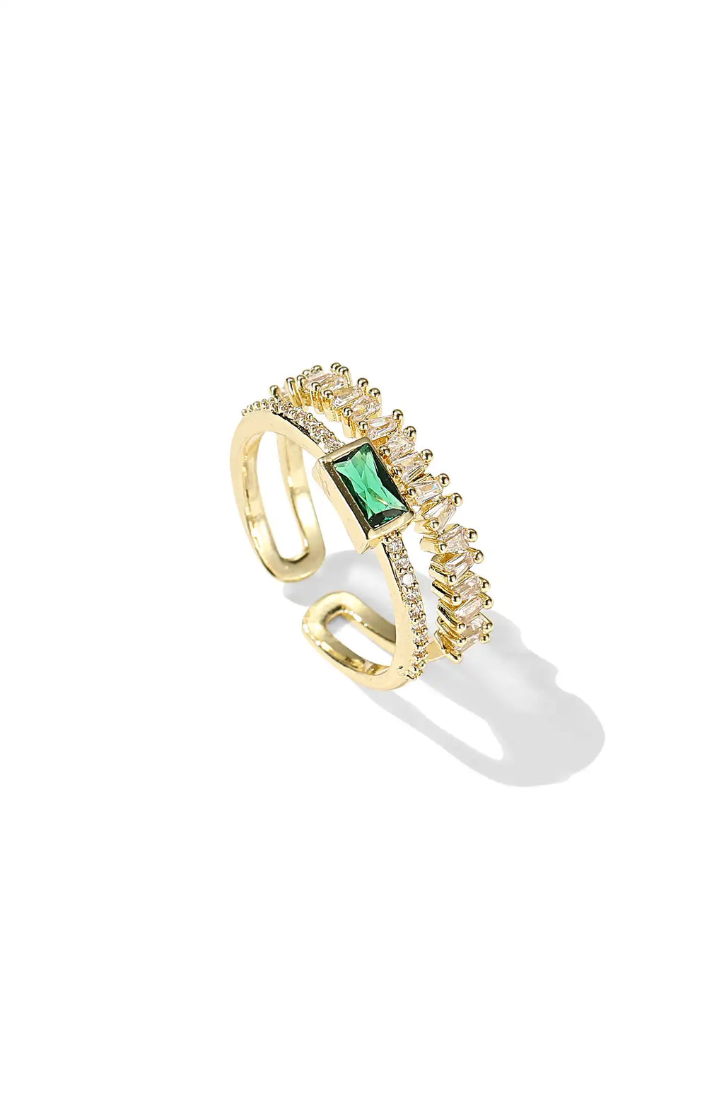 Green Emerald Ring