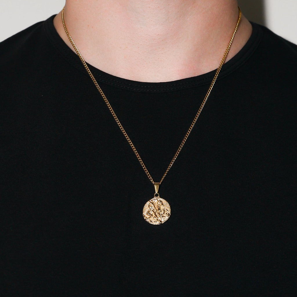 Saint George Coin Gold Set
