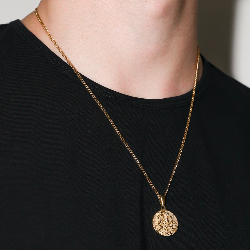 Saint George Coin Gold Set