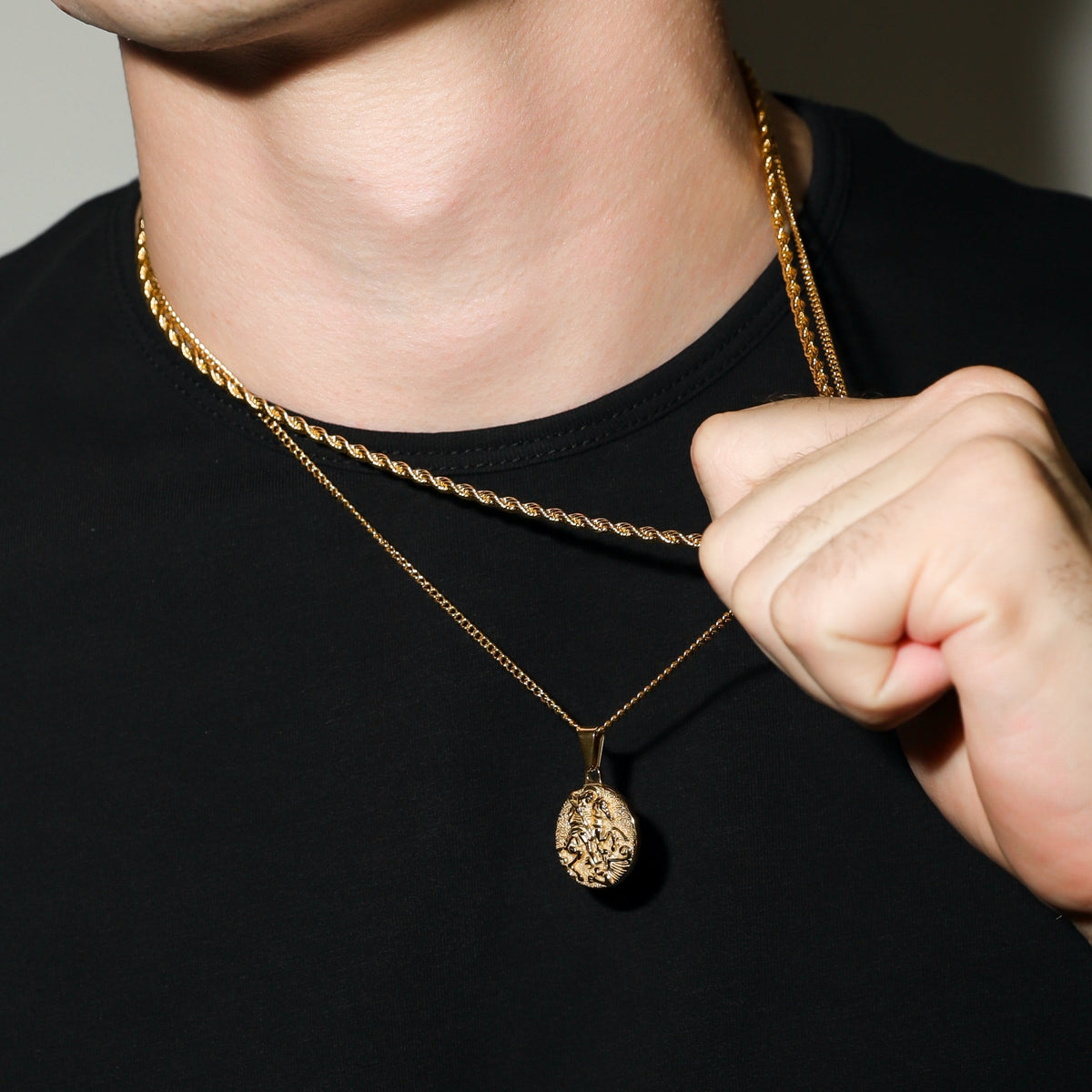 Saint George Coin Gold Set