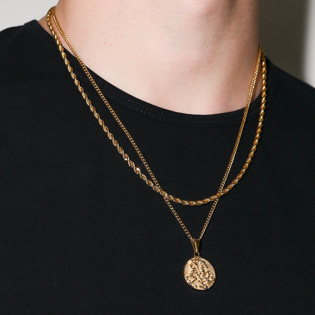 Saint George Coin Gold Set