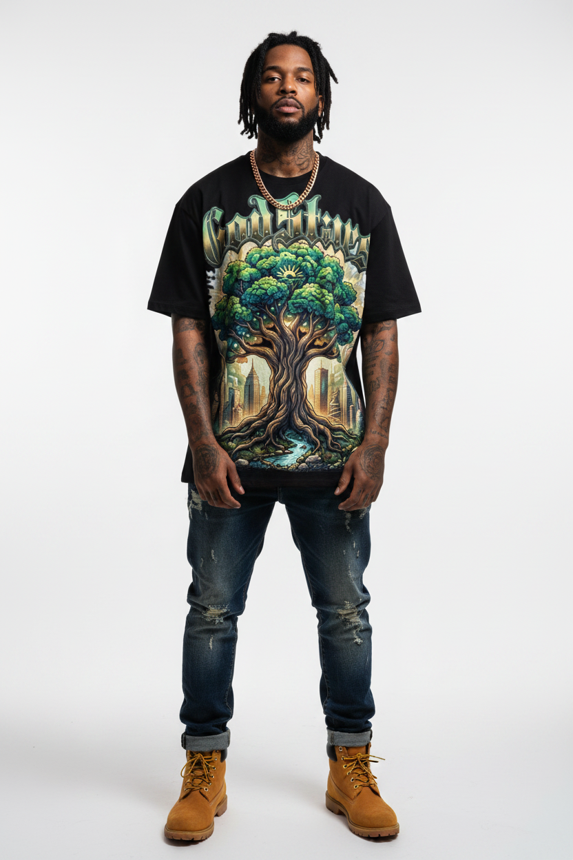 Oversized cotton t-shirt