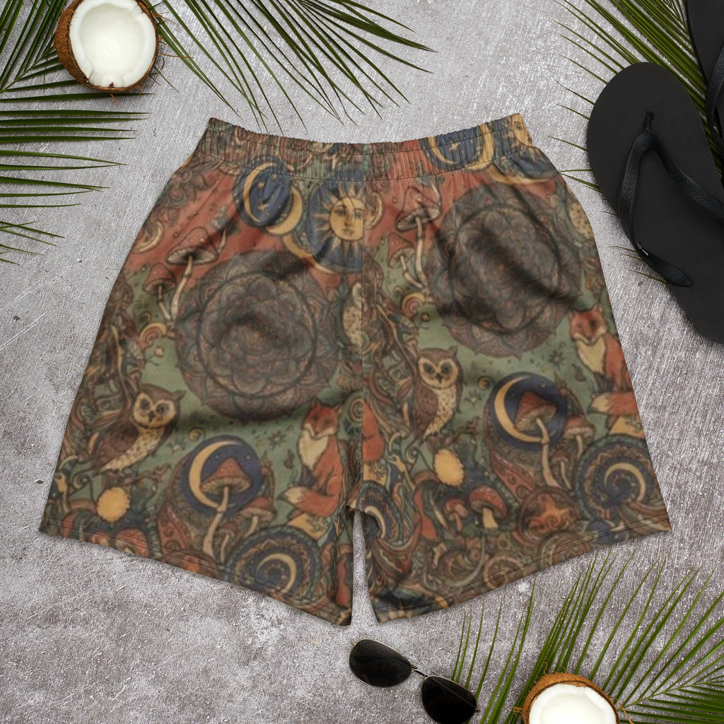 Unisex Nature Print Shorts