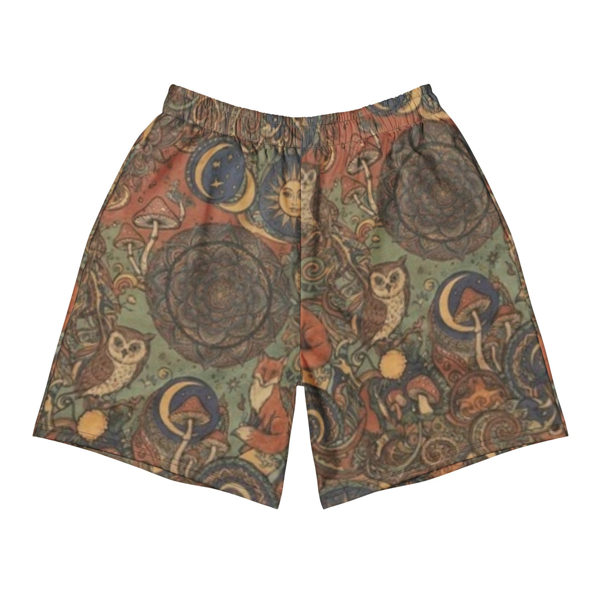 Unisex Nature Print Shorts