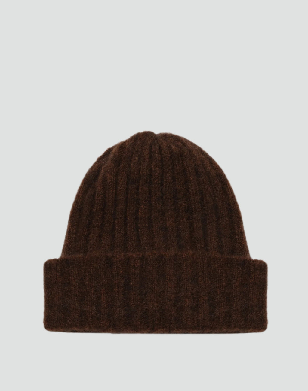Lightweight Alpaca Wool Rib Beanie