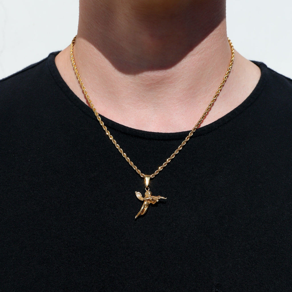 Cupid Pendant Necklace