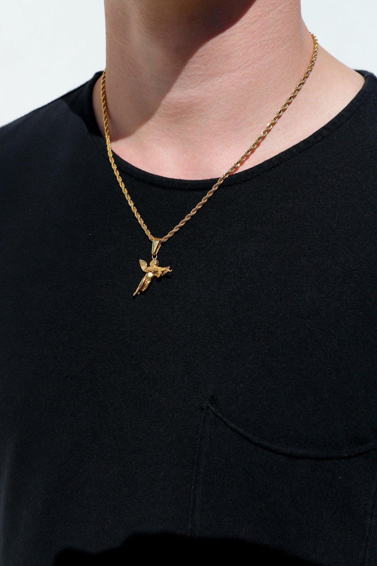 Cupid Pendant Necklace