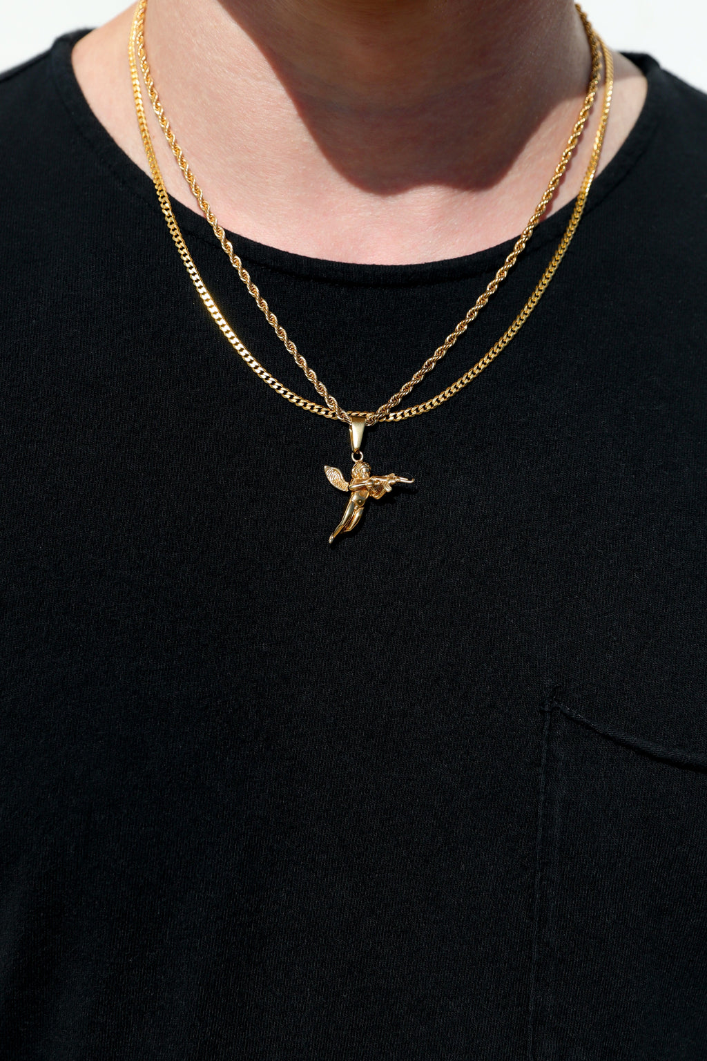 Cupid Pendant Necklace