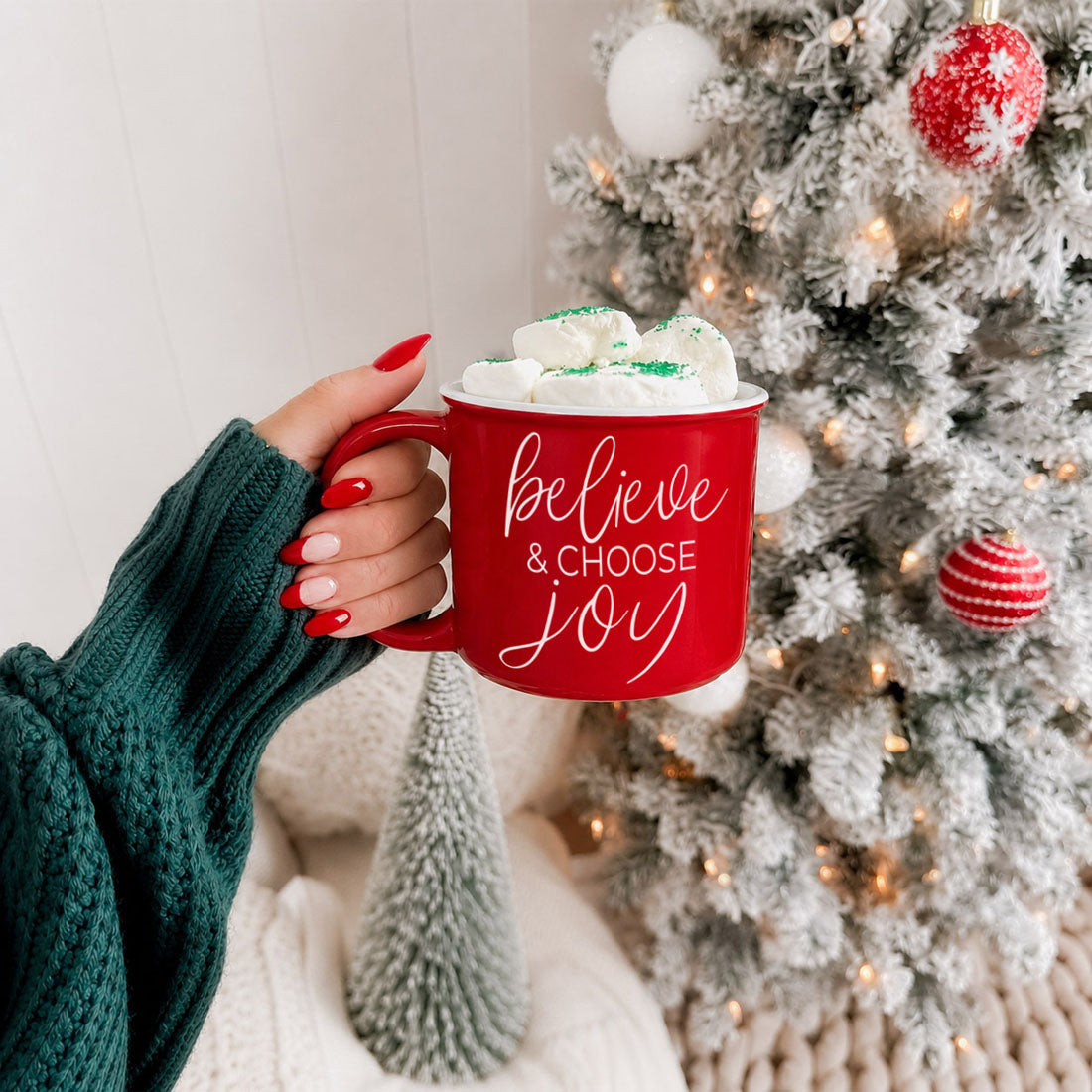 Believe & Joy Mug