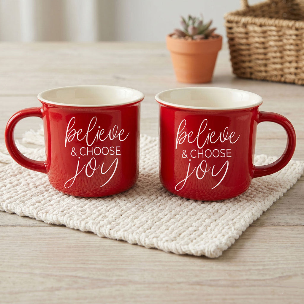 Believe & Joy Mug