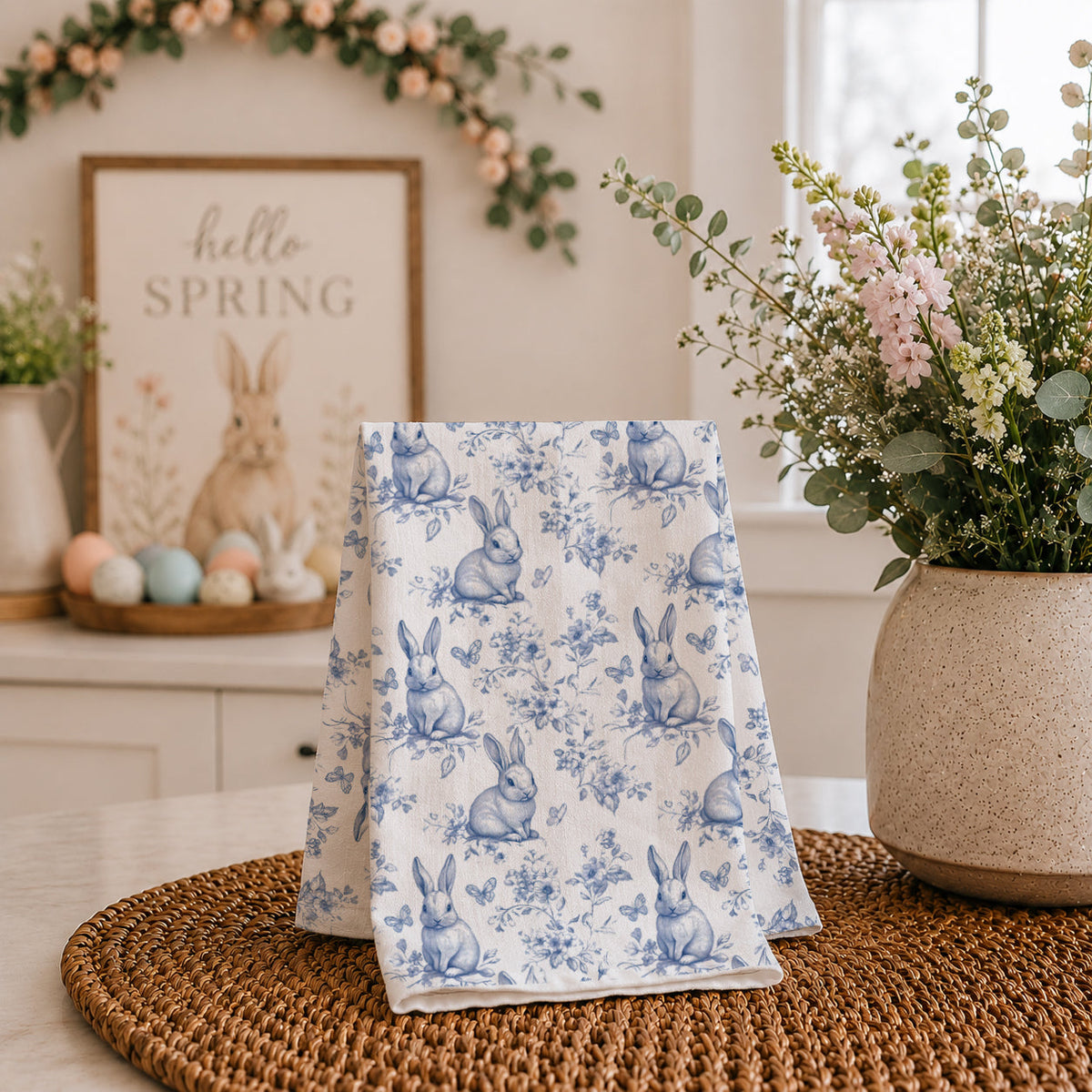 Blue Toile