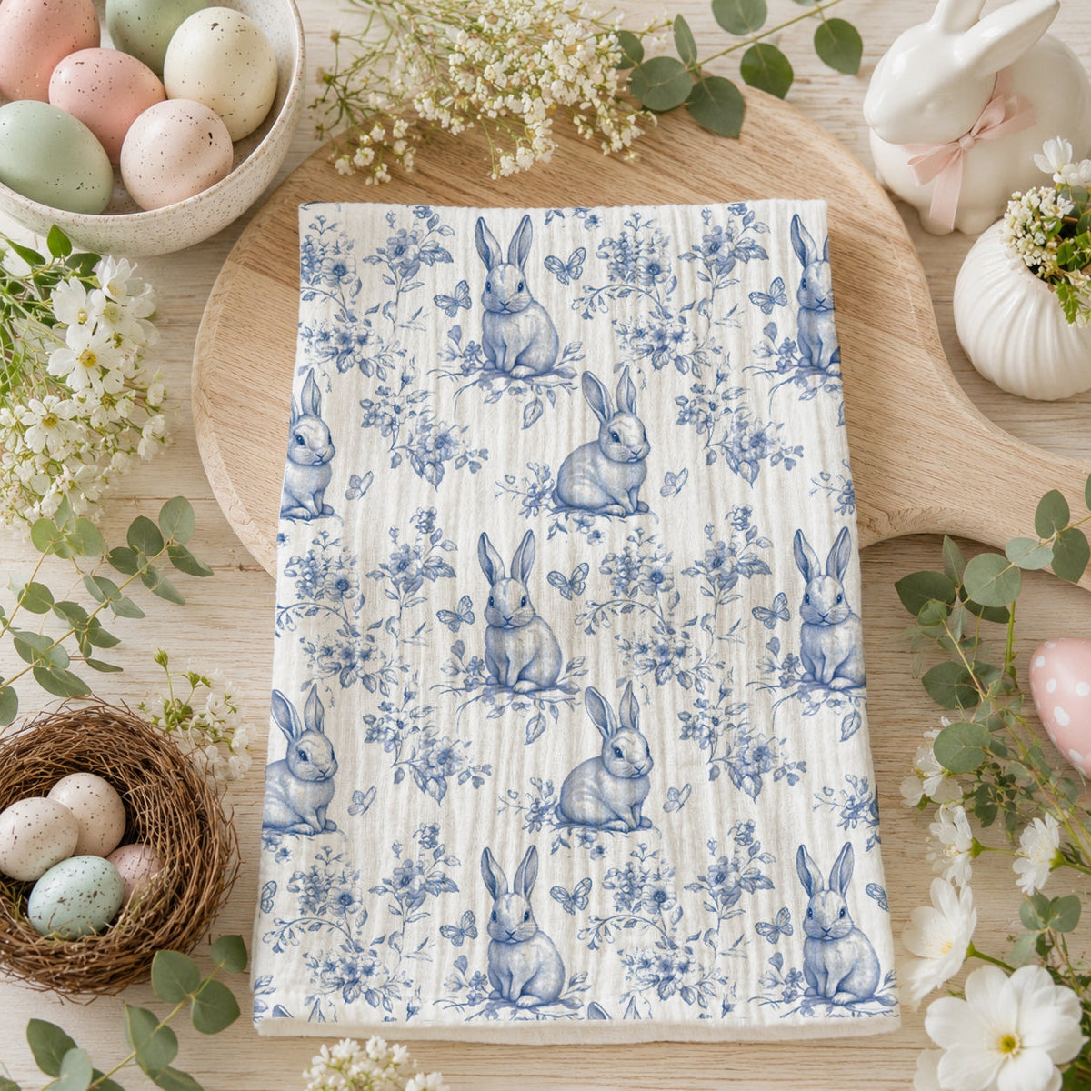 Blue Toile