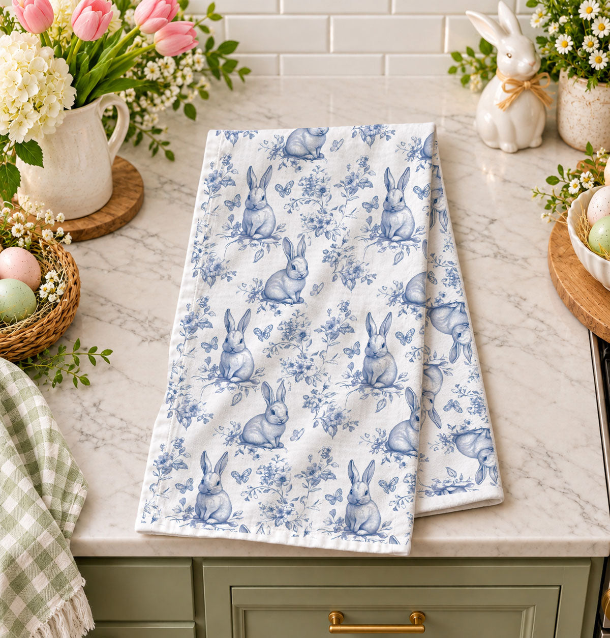 Blue Toile
