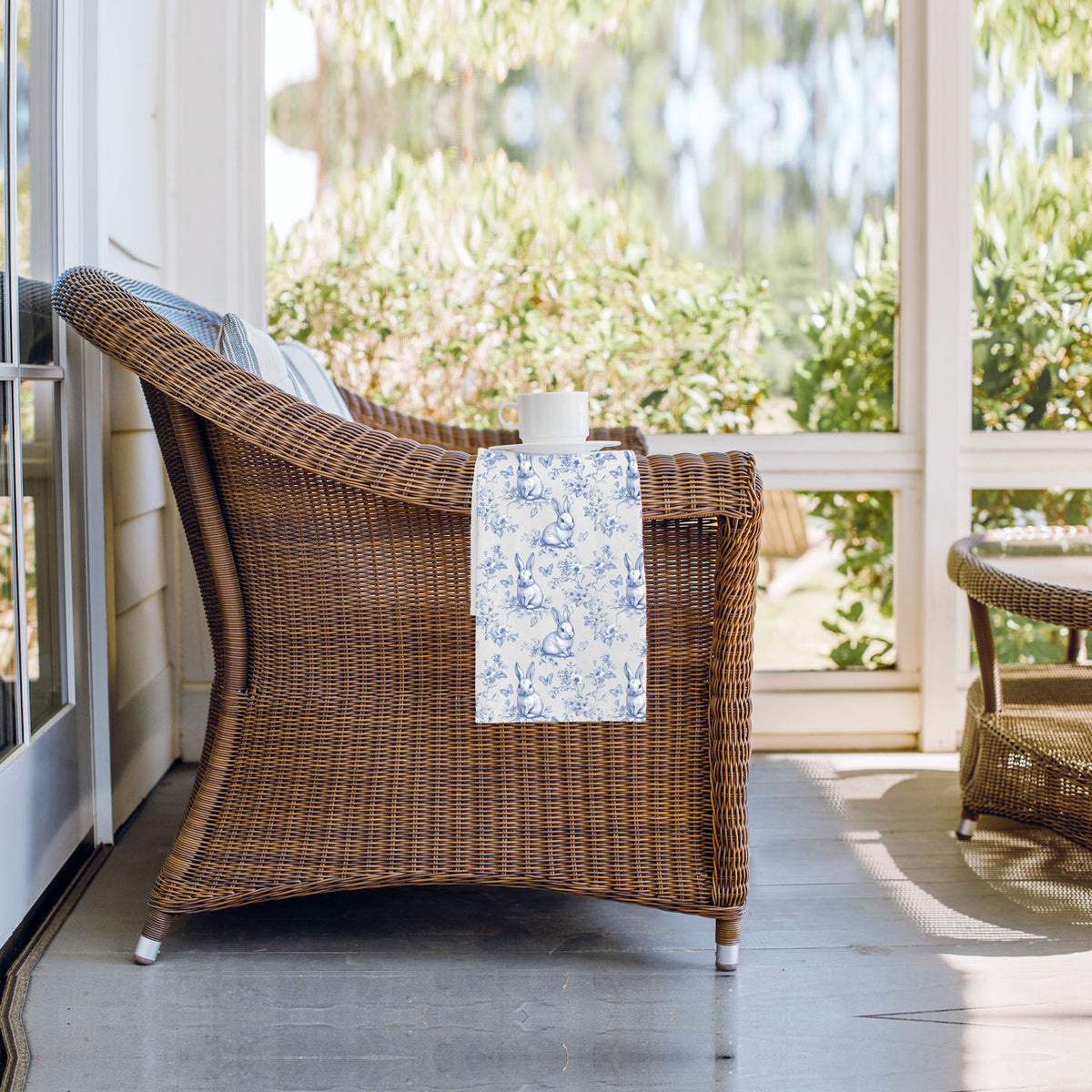 Blue Toile