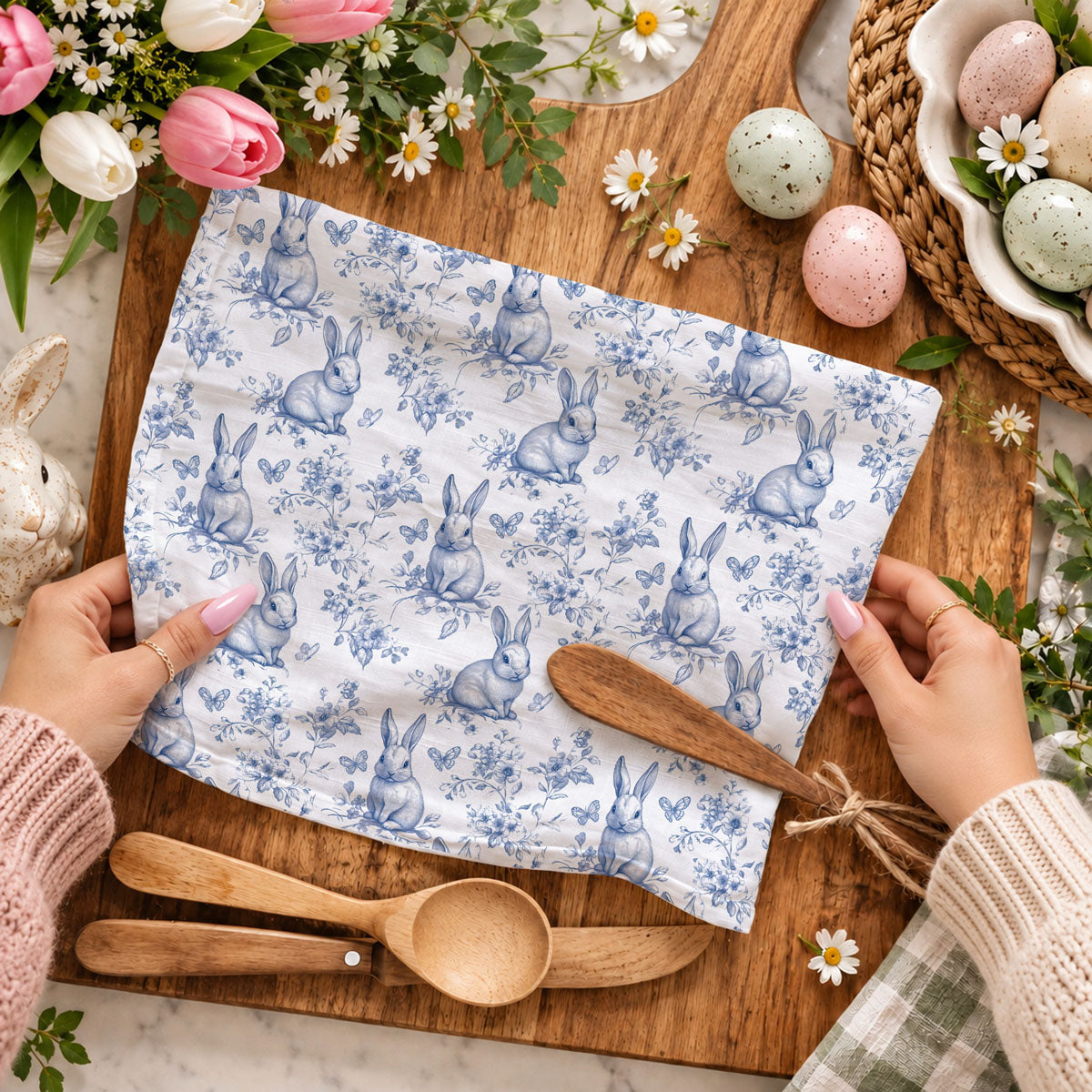 Blue Toile