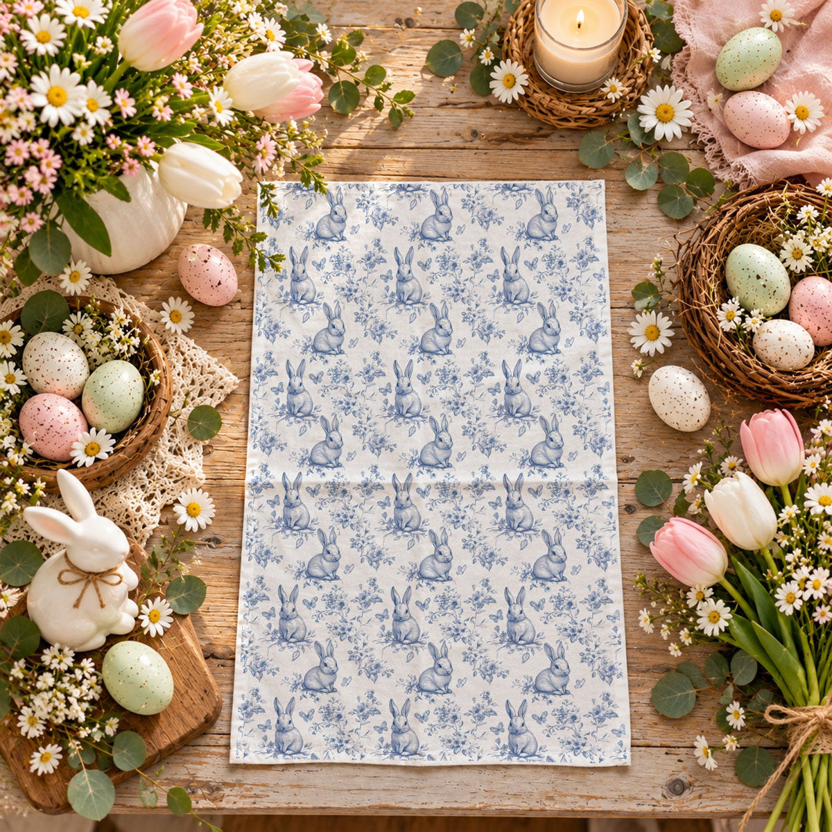 Blue Toile