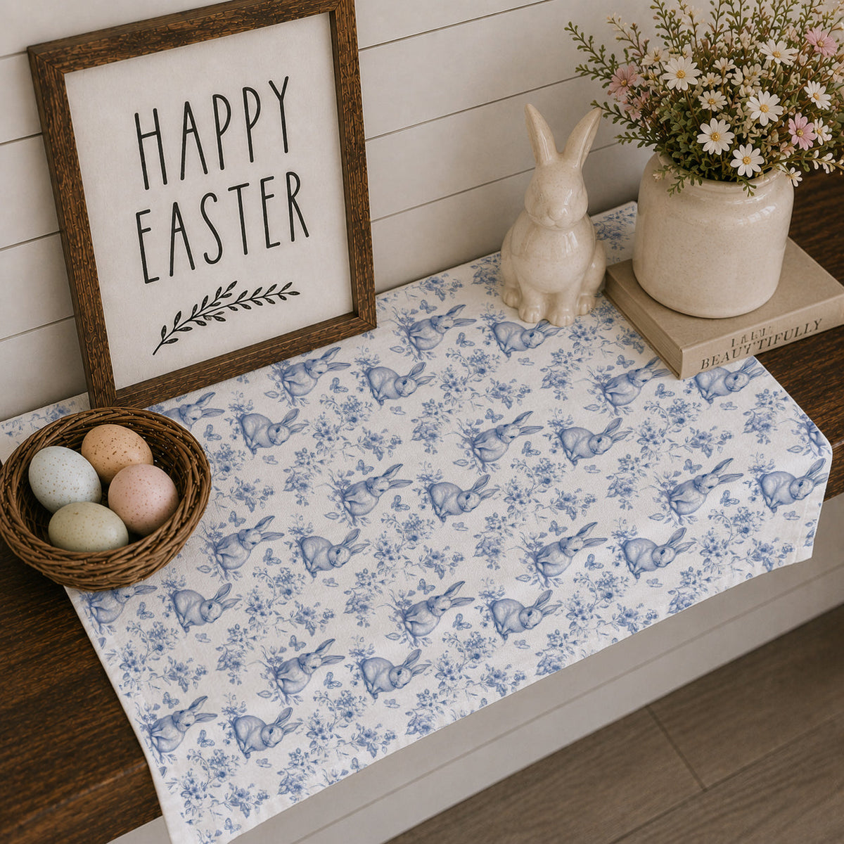 Blue Toile