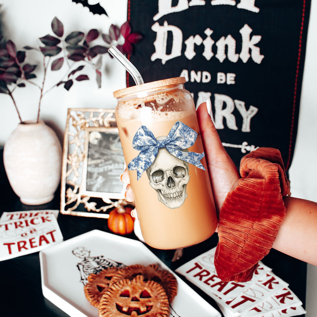 Bow Skull 20oz